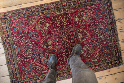 3x5 Antique German Sarouk Rug by Old New House® - product image 2 for Resin Society