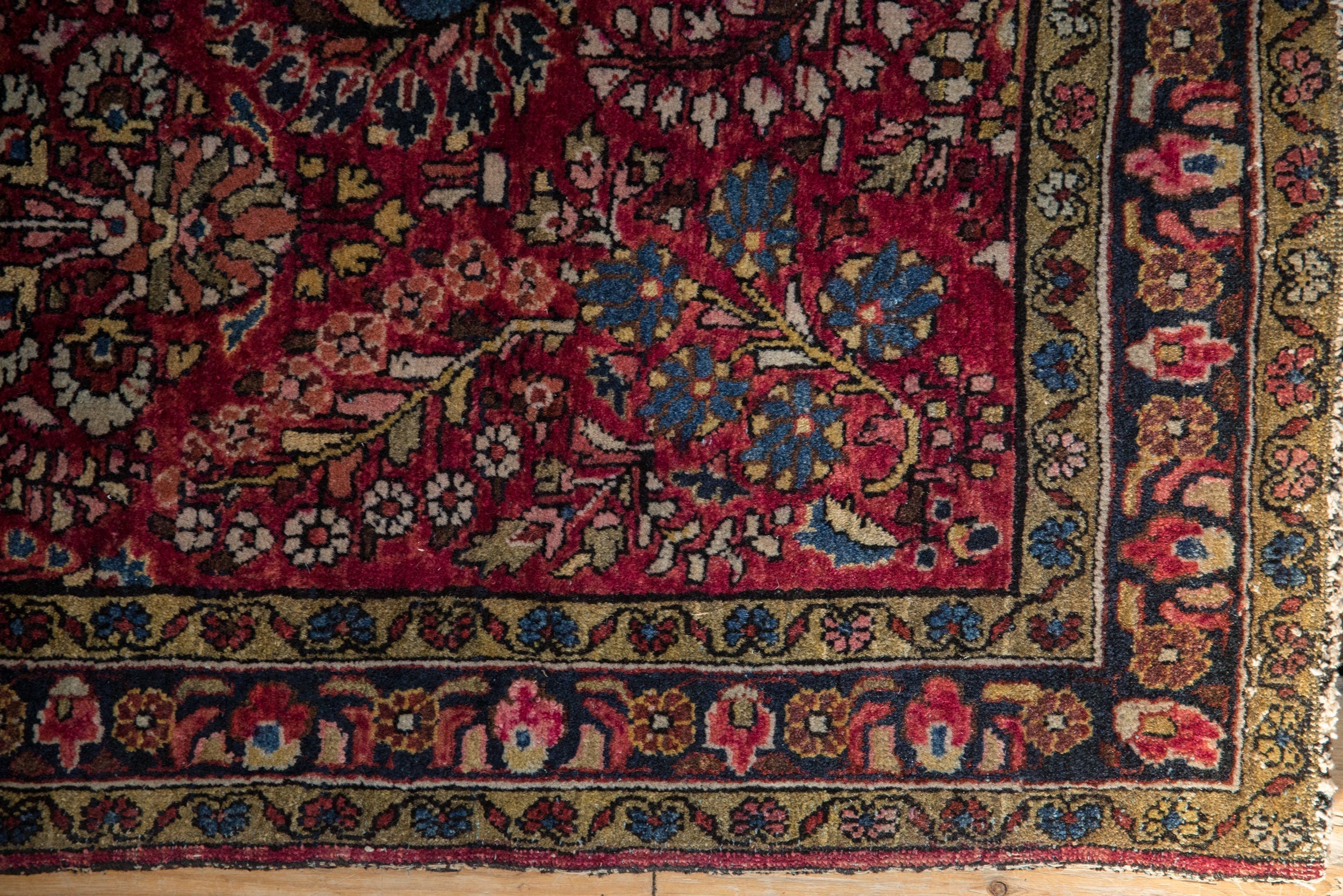 3x5 Antique German Sarouk Rug by Old New House® - product image 3 for Resin Society