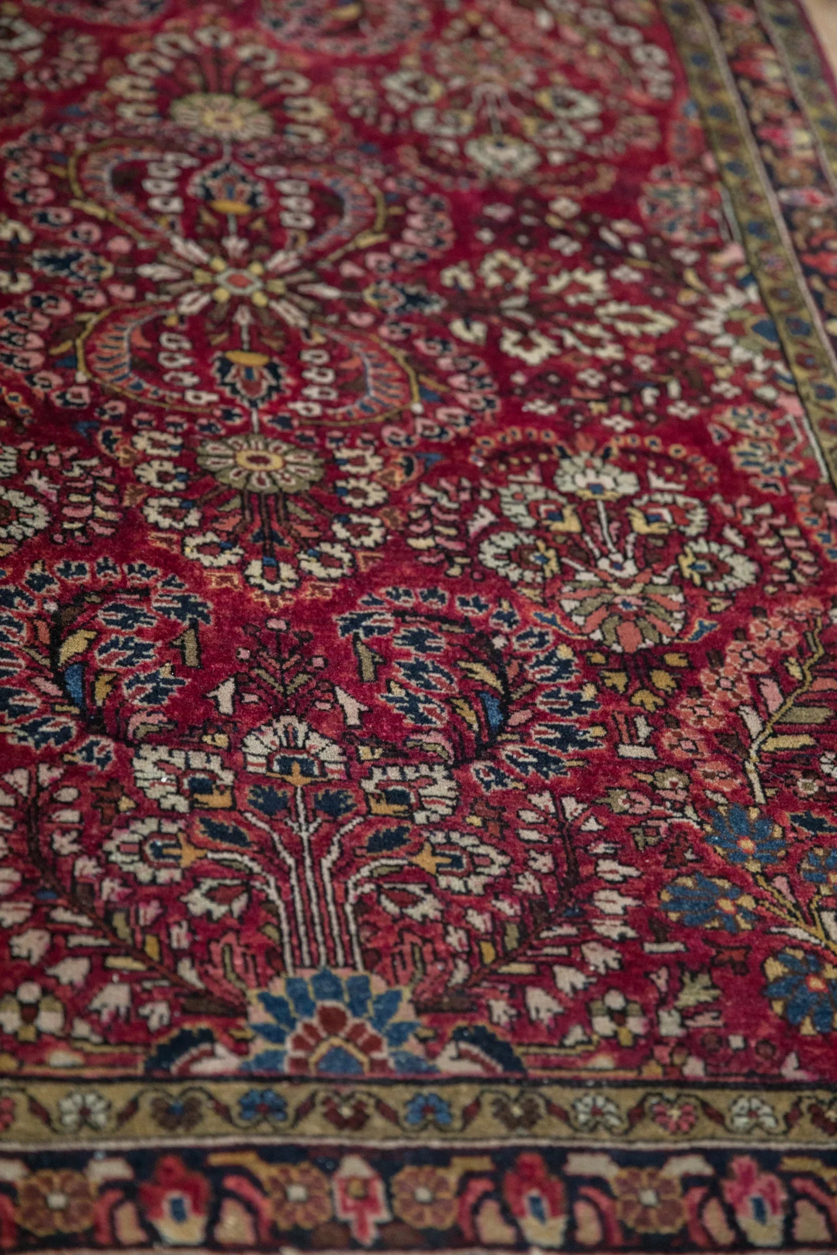3x5 Antique German Sarouk Rug by Old New House® - product image 5 for Resin Society
