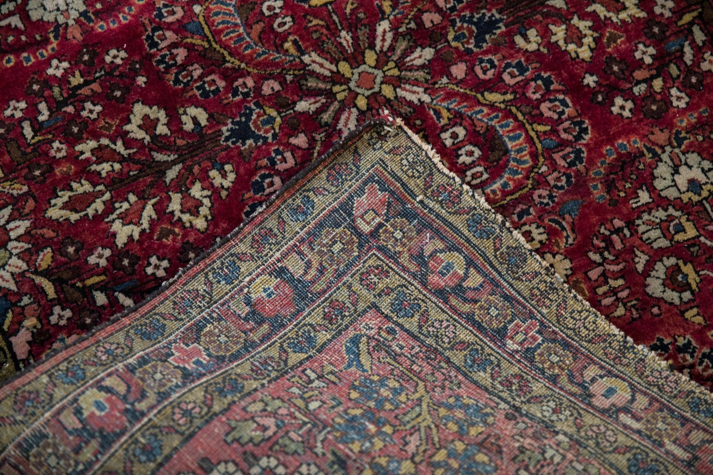 3x5 Antique German Sarouk Rug by Old New House® - product image 9 for Resin Society