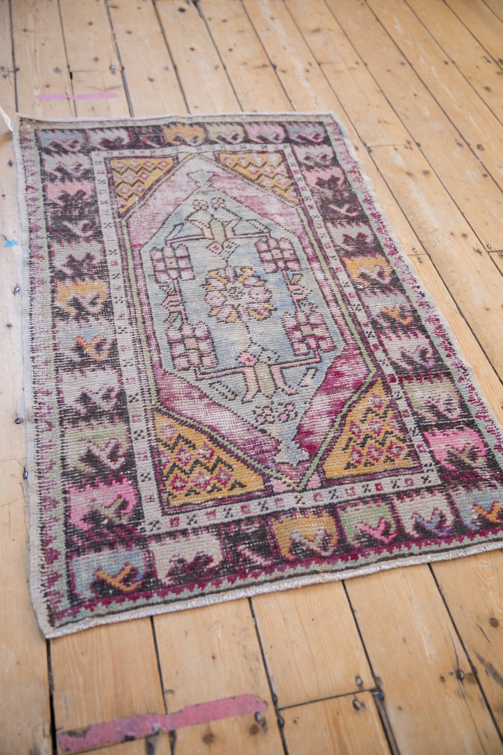 2.5x4 Vintage Distressed Oushak Rug by Old New House® - product image 6 for Resin Society