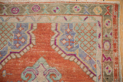 2.5x5 Vintage Distressed Oushak Rug Runner by Old New House® - product image 3 for Resin Society