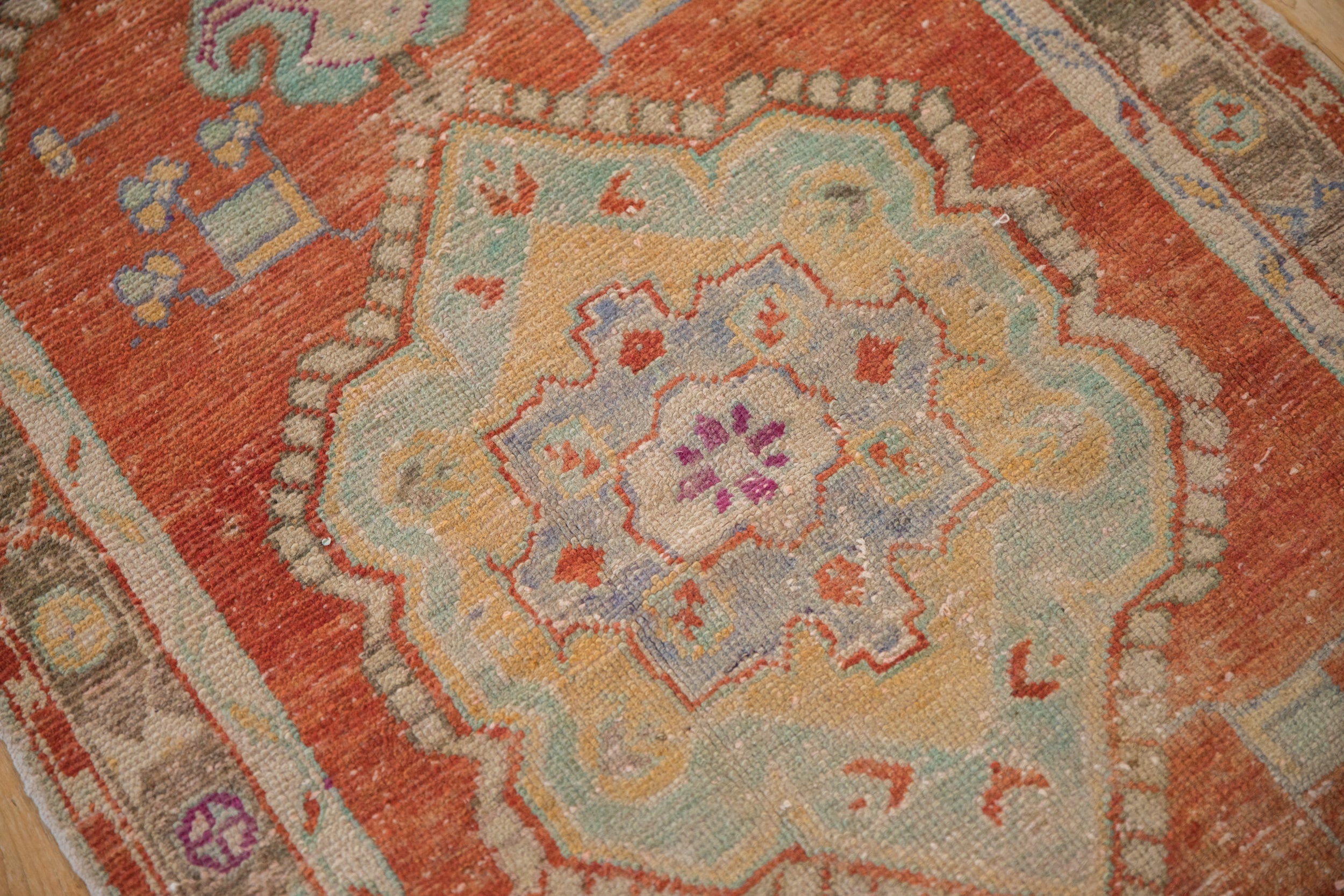 2.5x5 Vintage Distressed Oushak Rug Runner by Old New House® - product image 7 for Resin Society