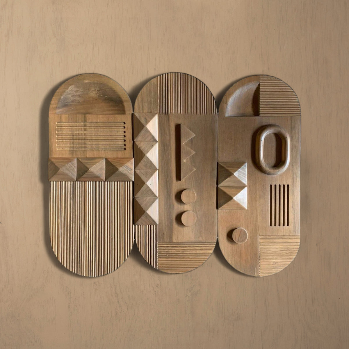 Planos Wooden Wall Art by Diego Olivero Studio from MESO