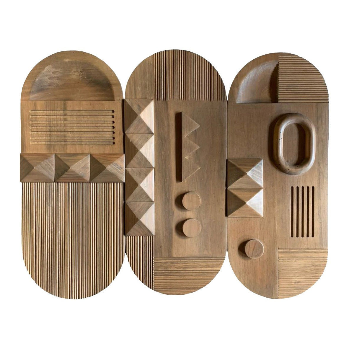 Planos Wooden Wall Art by Diego Olivero Studio from MESO