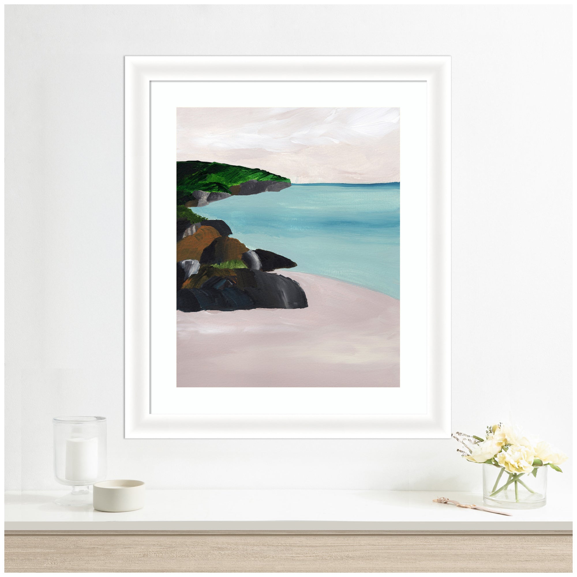 Framed Art Seascape by Nikita Jariwala