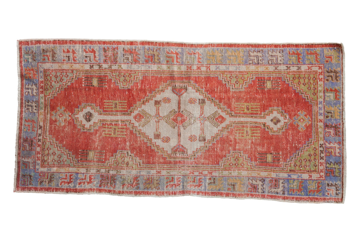 2.5x5 Vintage Distressed Oushak Rug Runner by Old New House® - main product image for Resin Society