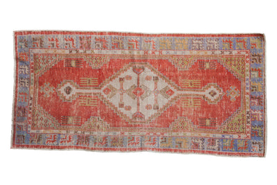 2.5x5 Vintage Distressed Oushak Rug Runner by Old New House® - main product image for Resin Society
