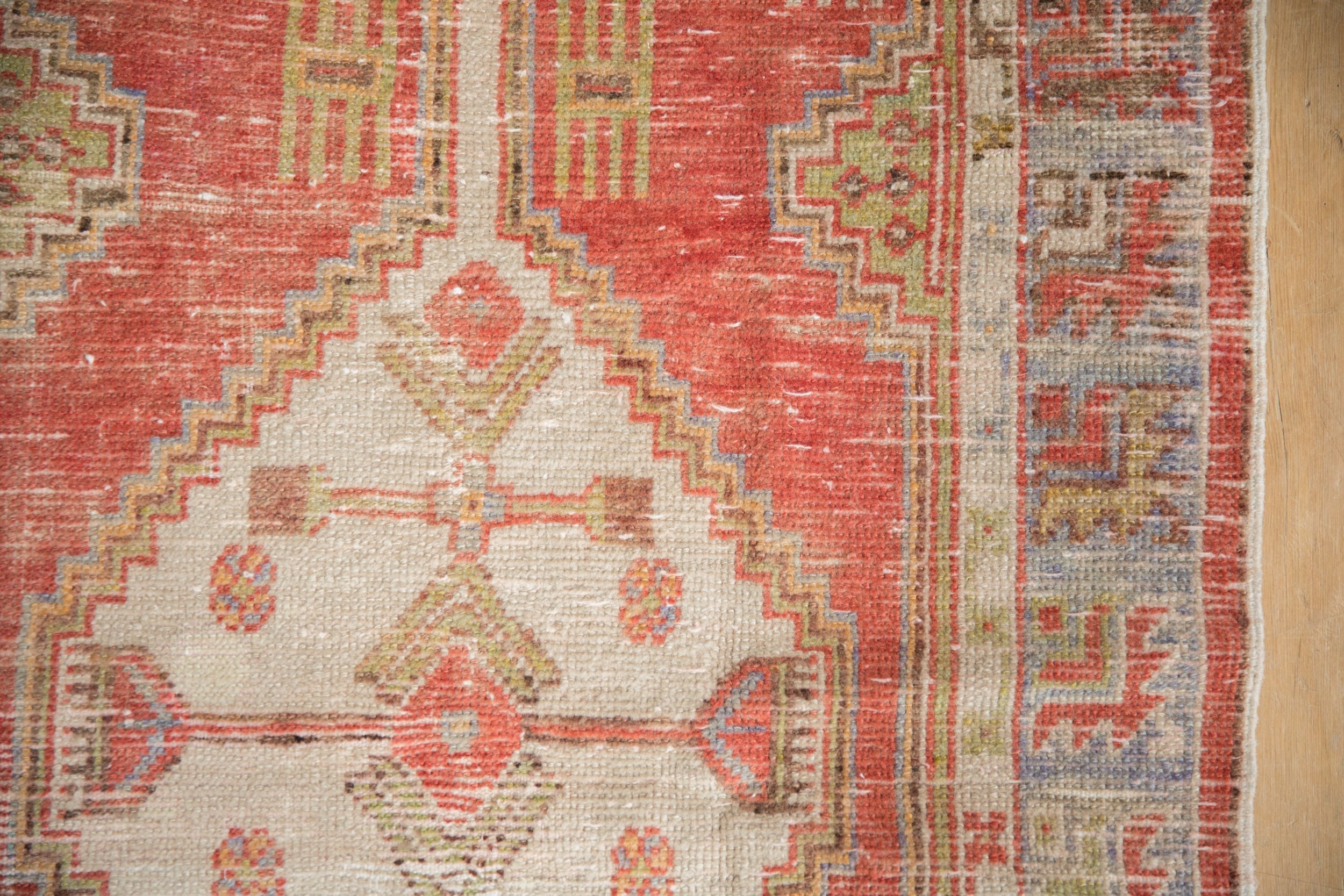 2.5x5 Vintage Distressed Oushak Rug Runner by Old New House® - product image 3 for Resin Society