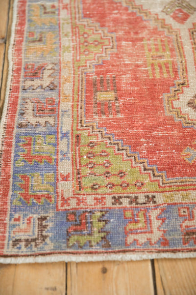 2.5x5 Vintage Distressed Oushak Rug Runner by Old New House® - product image 7 for Resin Society