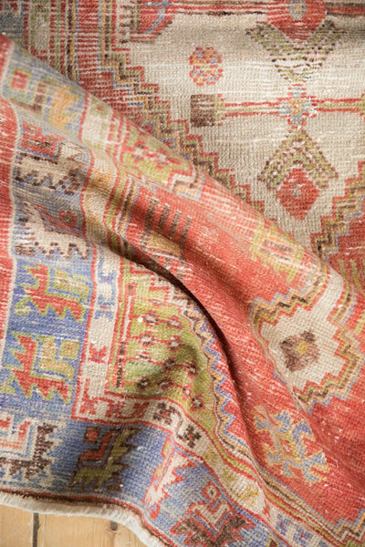 2.5x5 Vintage Distressed Oushak Rug Runner by Old New House® - product image 9 for Resin Society