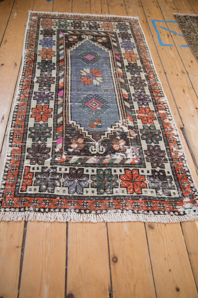 2.5x5 Vintage Distressed Oushak Rug Runner by Old New House® - product image 7 for Resin Society