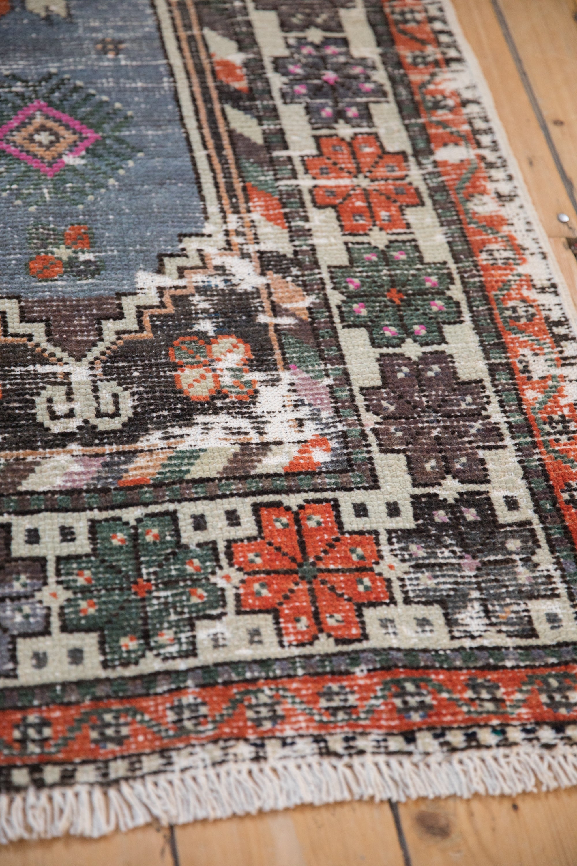 2.5x5 Vintage Distressed Oushak Rug Runner by Old New House® - product image 8 for Resin Society