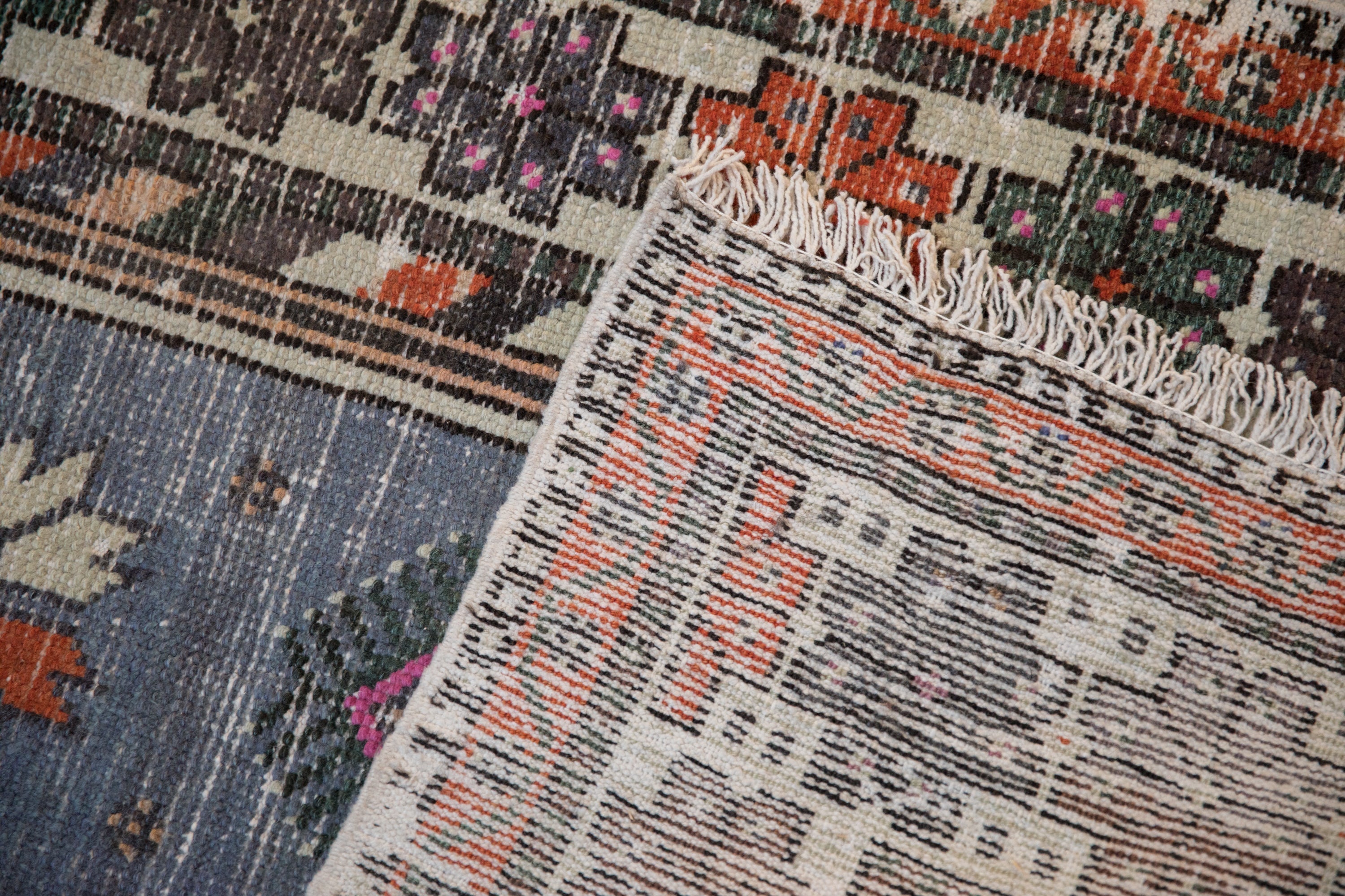 2.5x5 Vintage Distressed Oushak Rug Runner by Old New House® - product image 10 for Resin Society