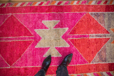 3.5x11 Vintage Distressed Kurd Rug Runner