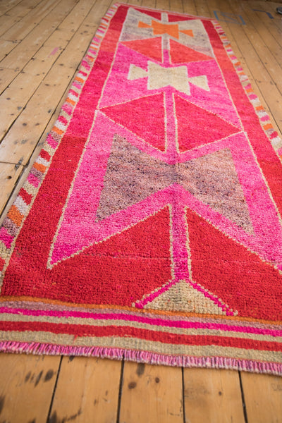 3.5x11 Vintage Distressed Kurd Rug Runner