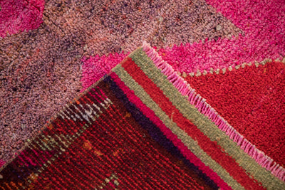 3.5x11 Vintage Distressed Kurd Rug Runner