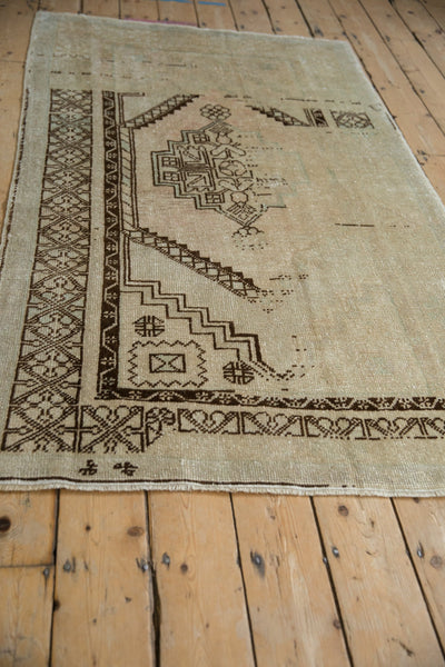 3.5x6.5 Vintage Distressed Oushak Rug