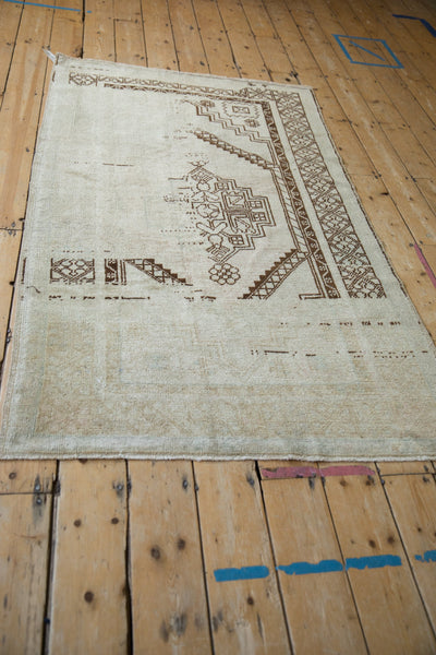 3.5x6.5 Vintage Distressed Oushak Rug