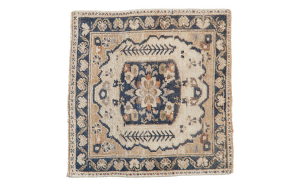 2x2 Vintage Distressed Oushak Square Rug Mat