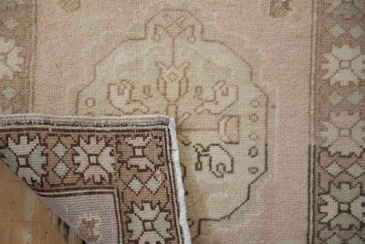 2x2 Vintage Distressed Oushak Square Rug Mat