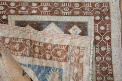 2x2 Vintage Distressed Oushak Square Rug Mat
