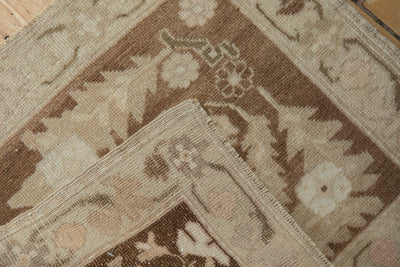 2x2.5 Vintage Distressed Oushak Square Rug Mat