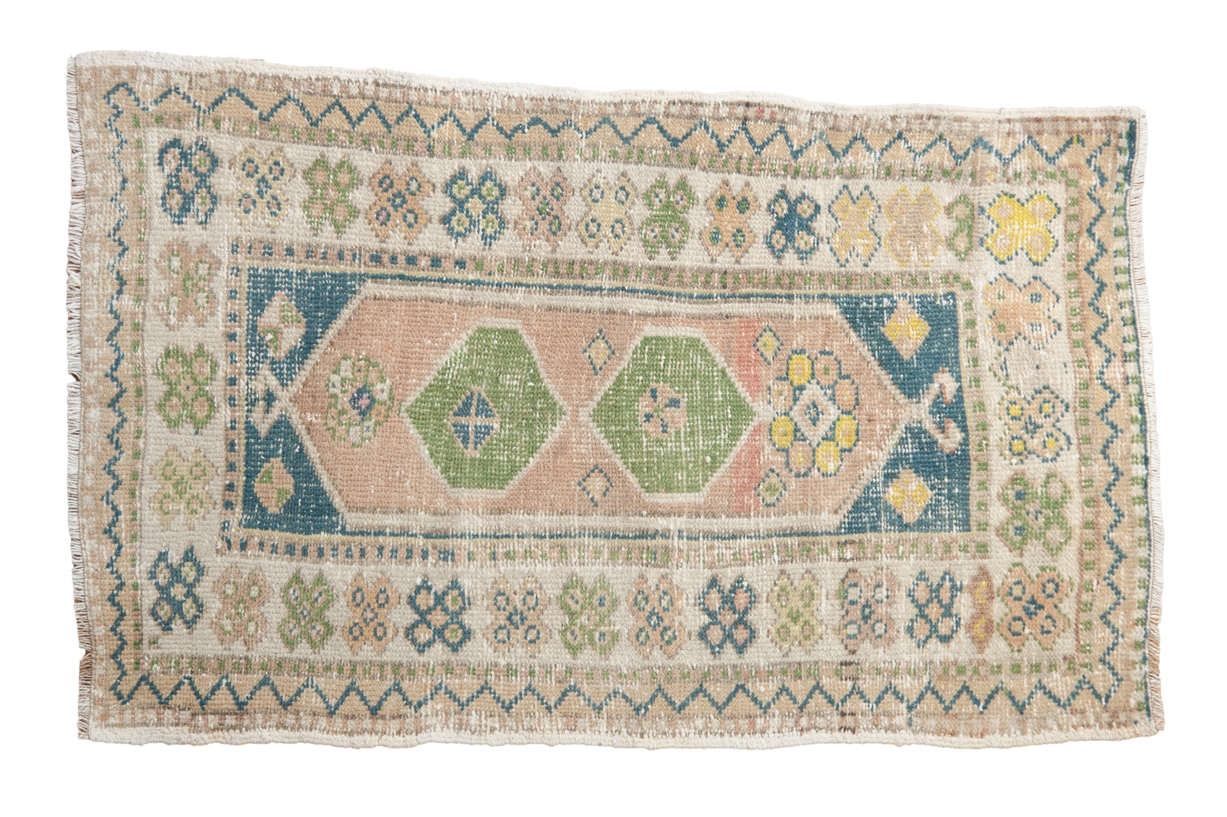 2.5x4 Vintage Distressed Oushak Rug by Old New House® - main product image for Resin Society