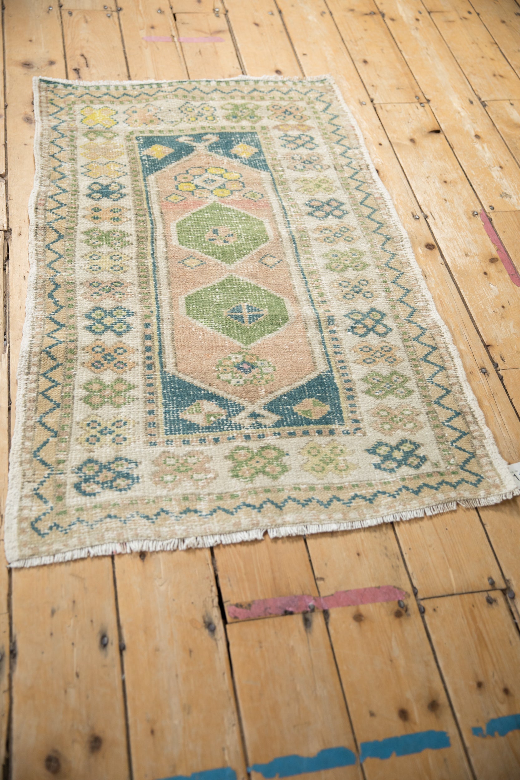 2.5x4 Vintage Distressed Oushak Rug by Old New House® - product image 5 for Resin Society