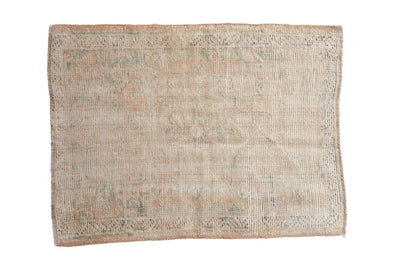 3x3.5 Vintage Distressed Oushak Square Rug