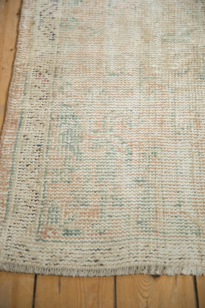3x3.5 Vintage Distressed Oushak Square Rug