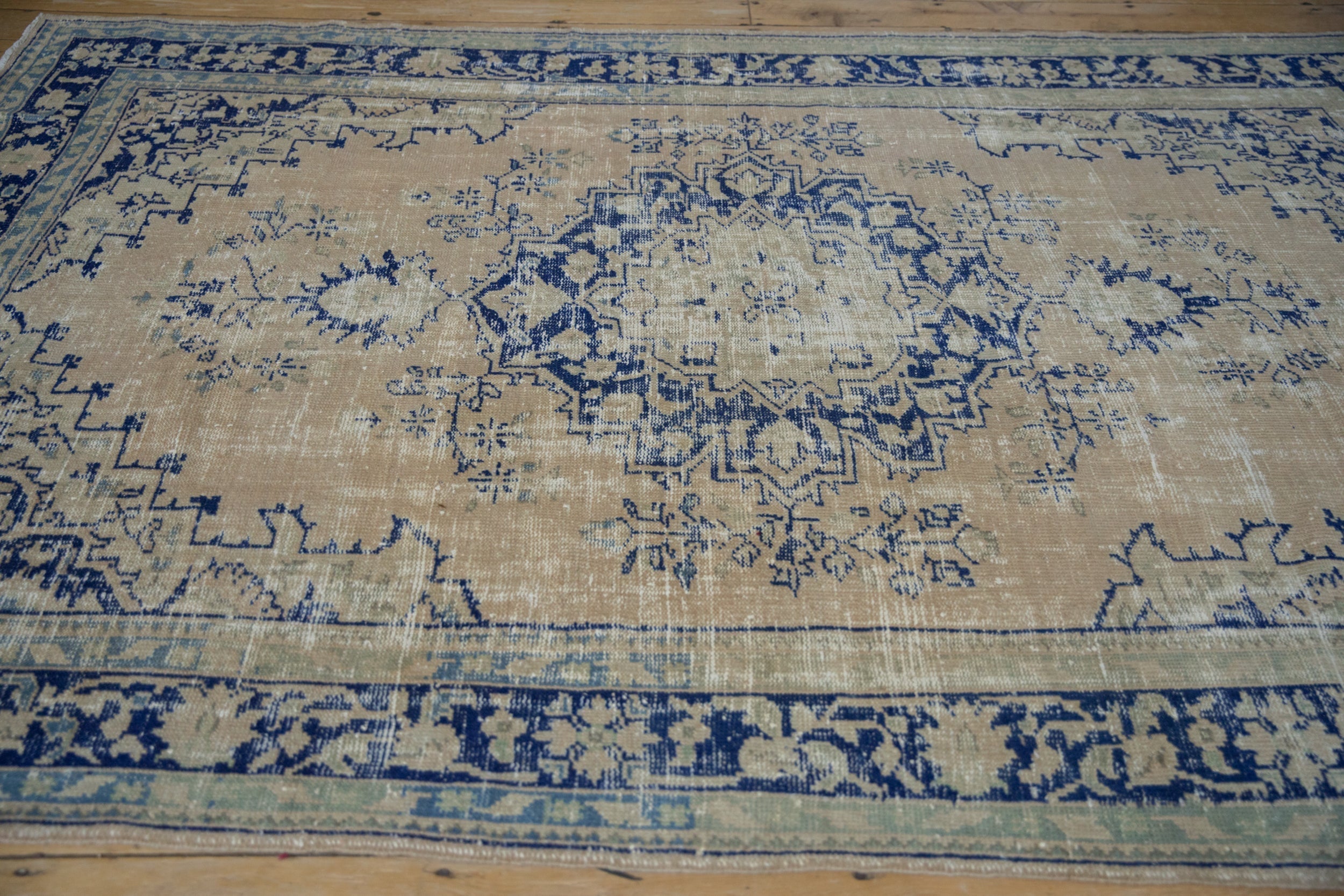 6.5x9.5 Vintage Distressed Oushak Carpet by Old New House® - product image 7 for Resin Society
