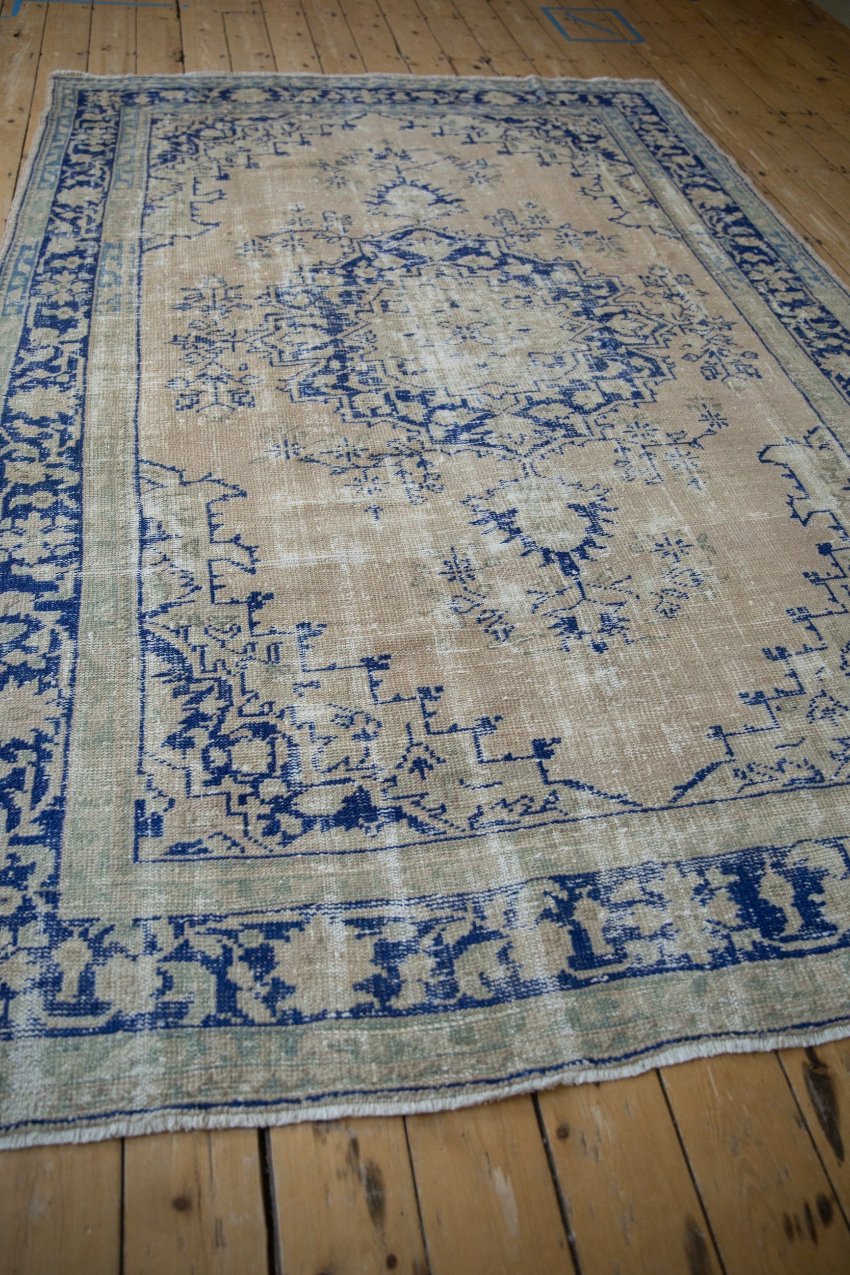 6.5x9.5 Vintage Distressed Oushak Carpet by Old New House® - product image 8 for Resin Society