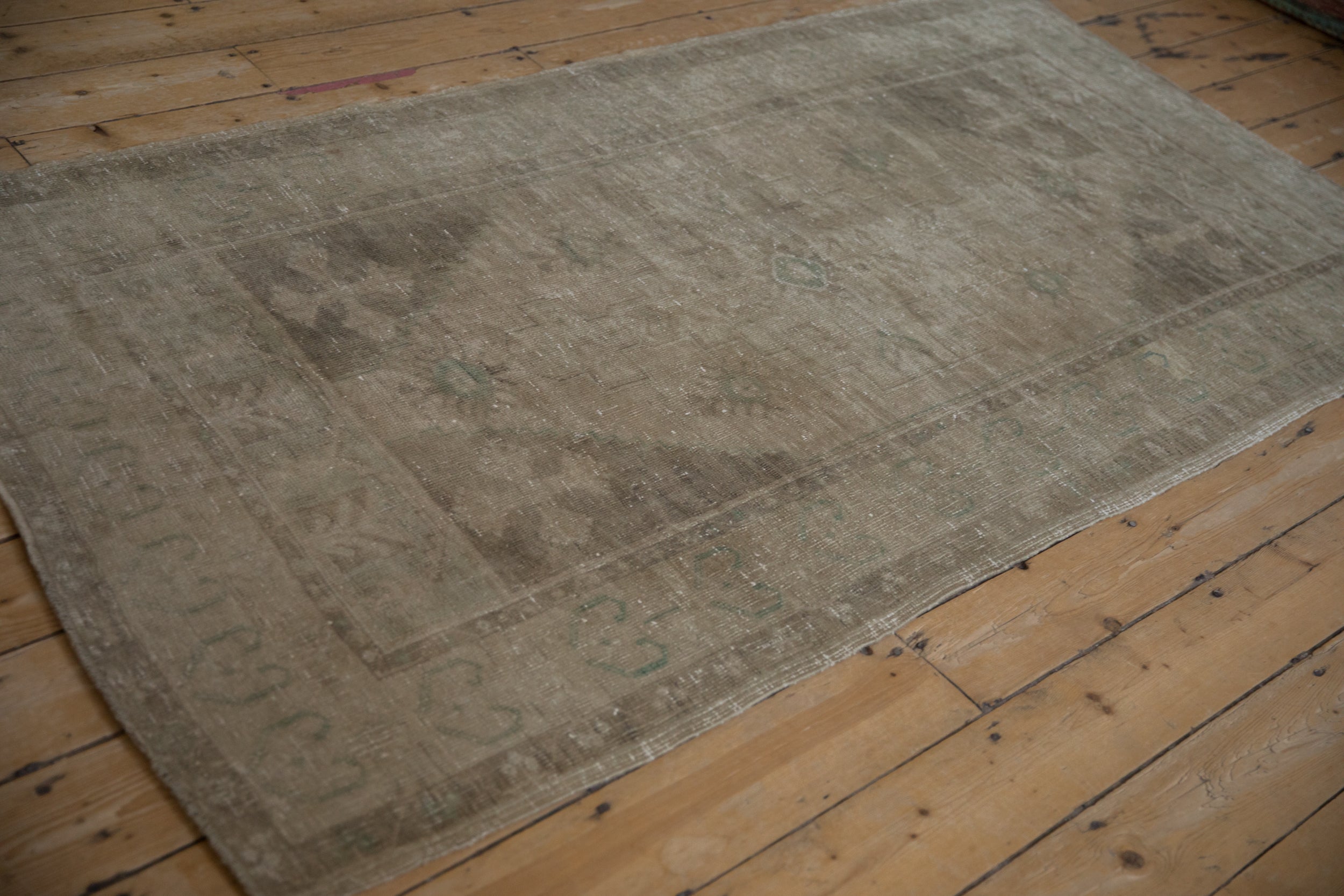 4x7.5 Vintage Distressed Oushak Rug by Old New House® - product image 6 for Resin Society