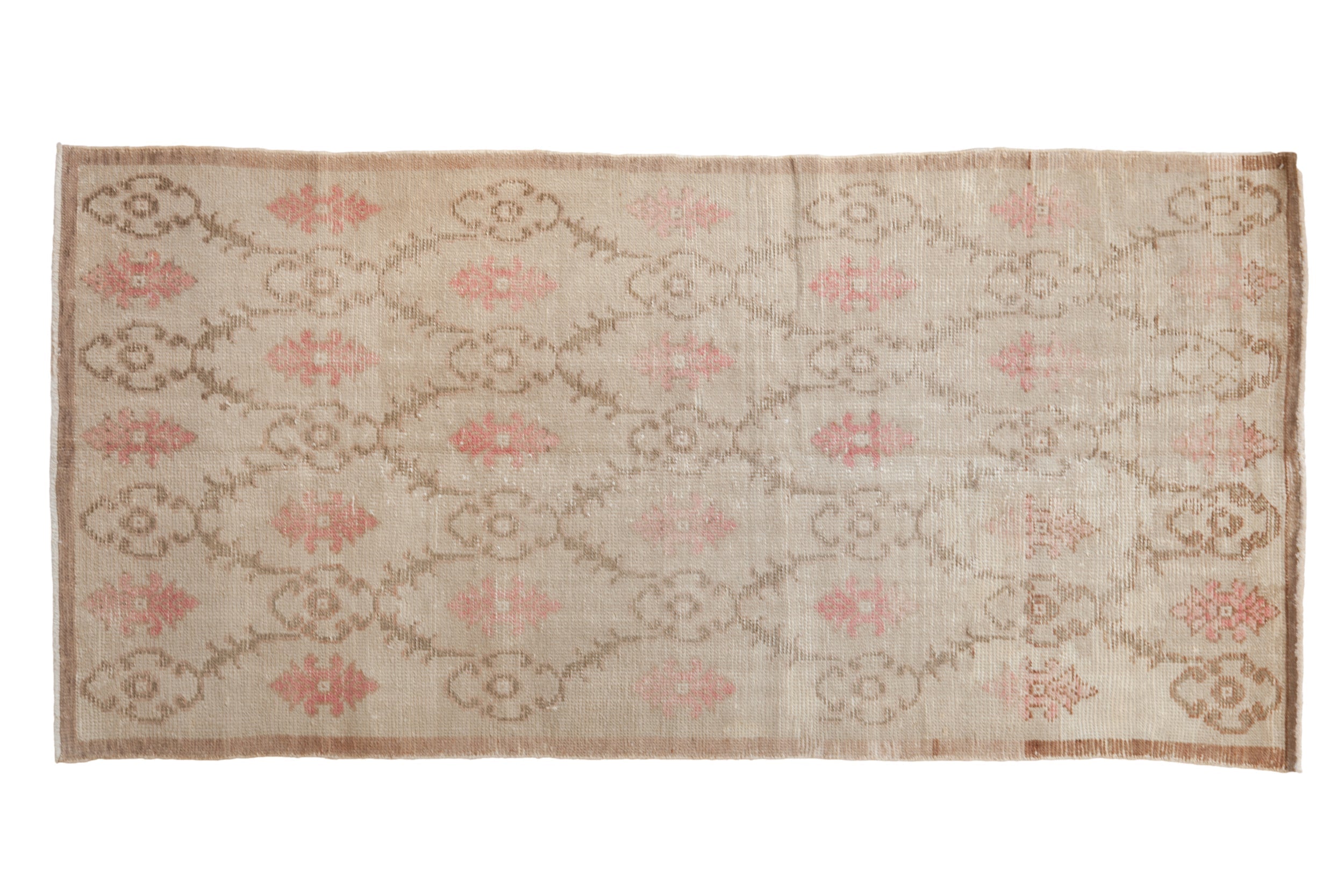 3x6.5 Vintage Distressed Oushak Rug Runner by Old New House® - main product image for Resin Society