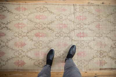3x6.5 Vintage Distressed Oushak Rug Runner by Old New House® - product image 2 for Resin Society