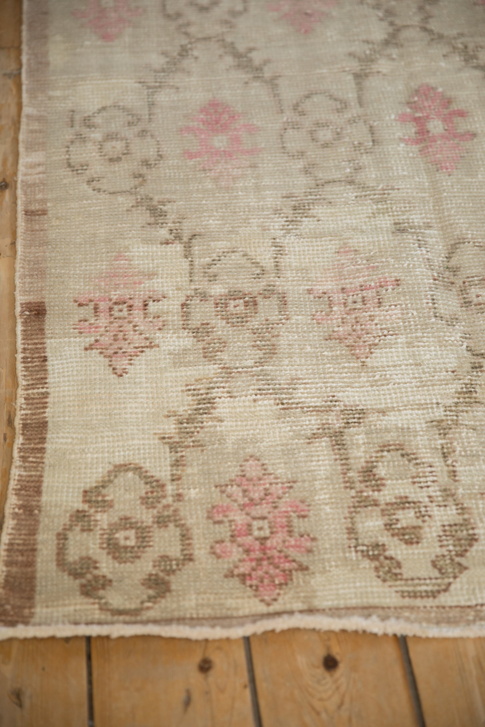 3x6.5 Vintage Distressed Oushak Rug Runner by Old New House® - product image 5 for Resin Society