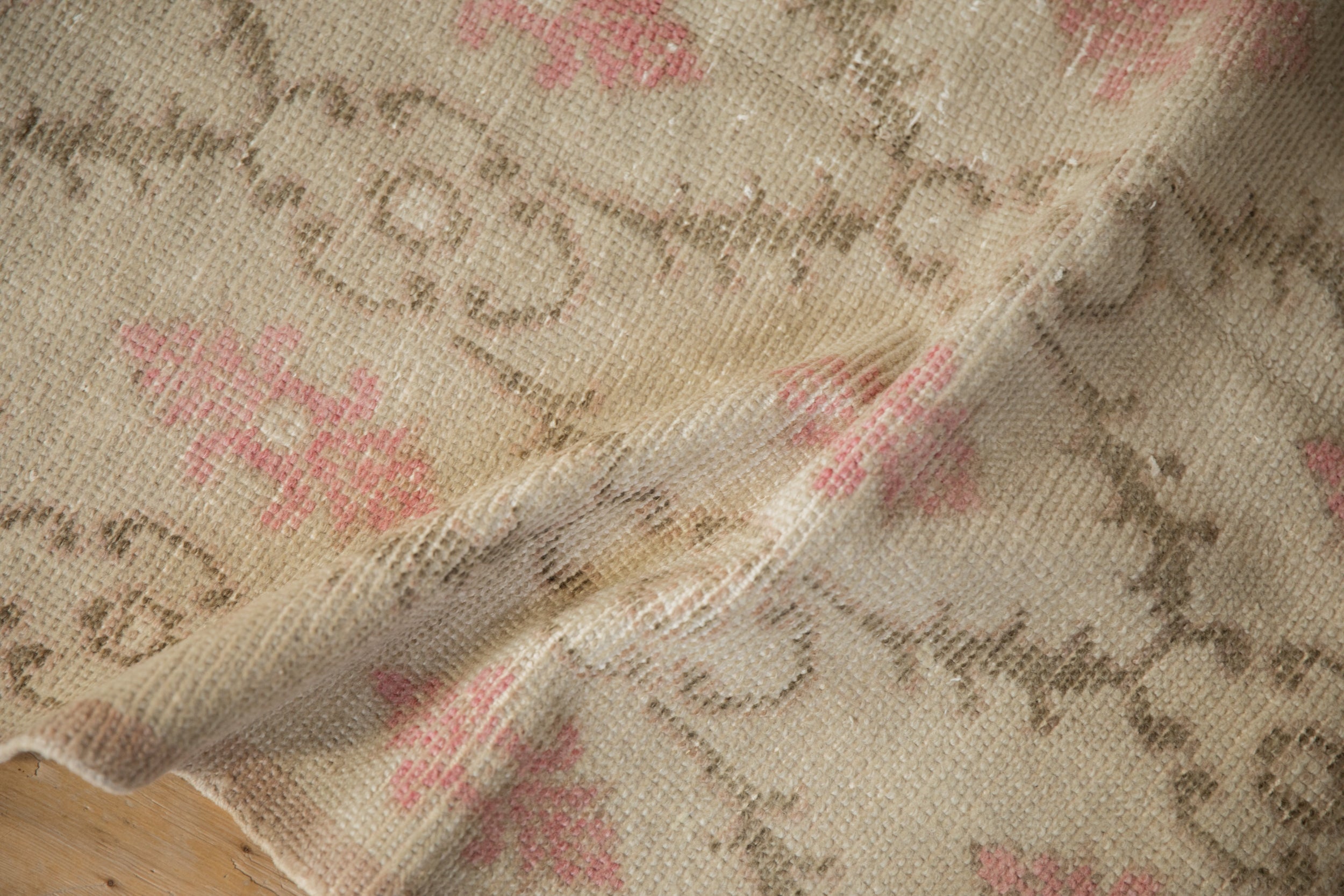3x6.5 Vintage Distressed Oushak Rug Runner by Old New House® - product image 7 for Resin Society