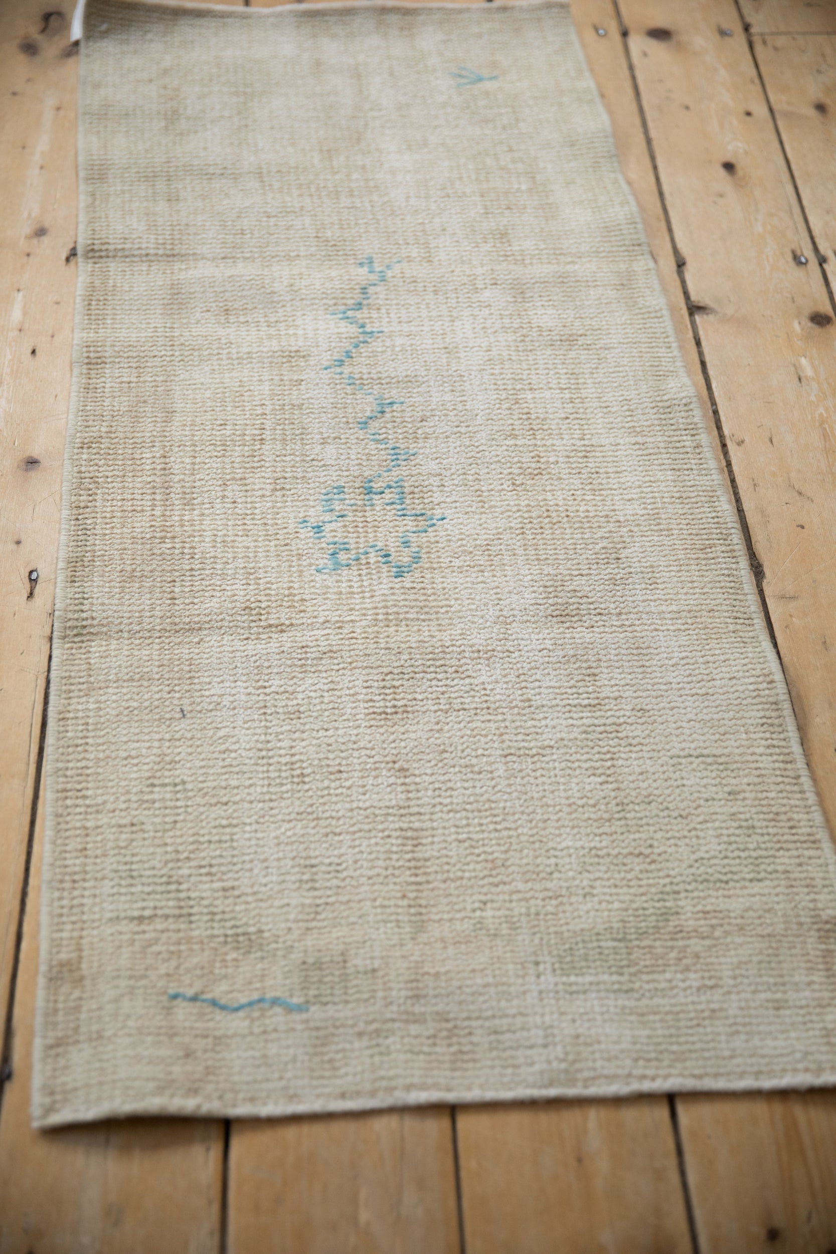 2x4.5 Vintage Distressed Oushak Rug Runner