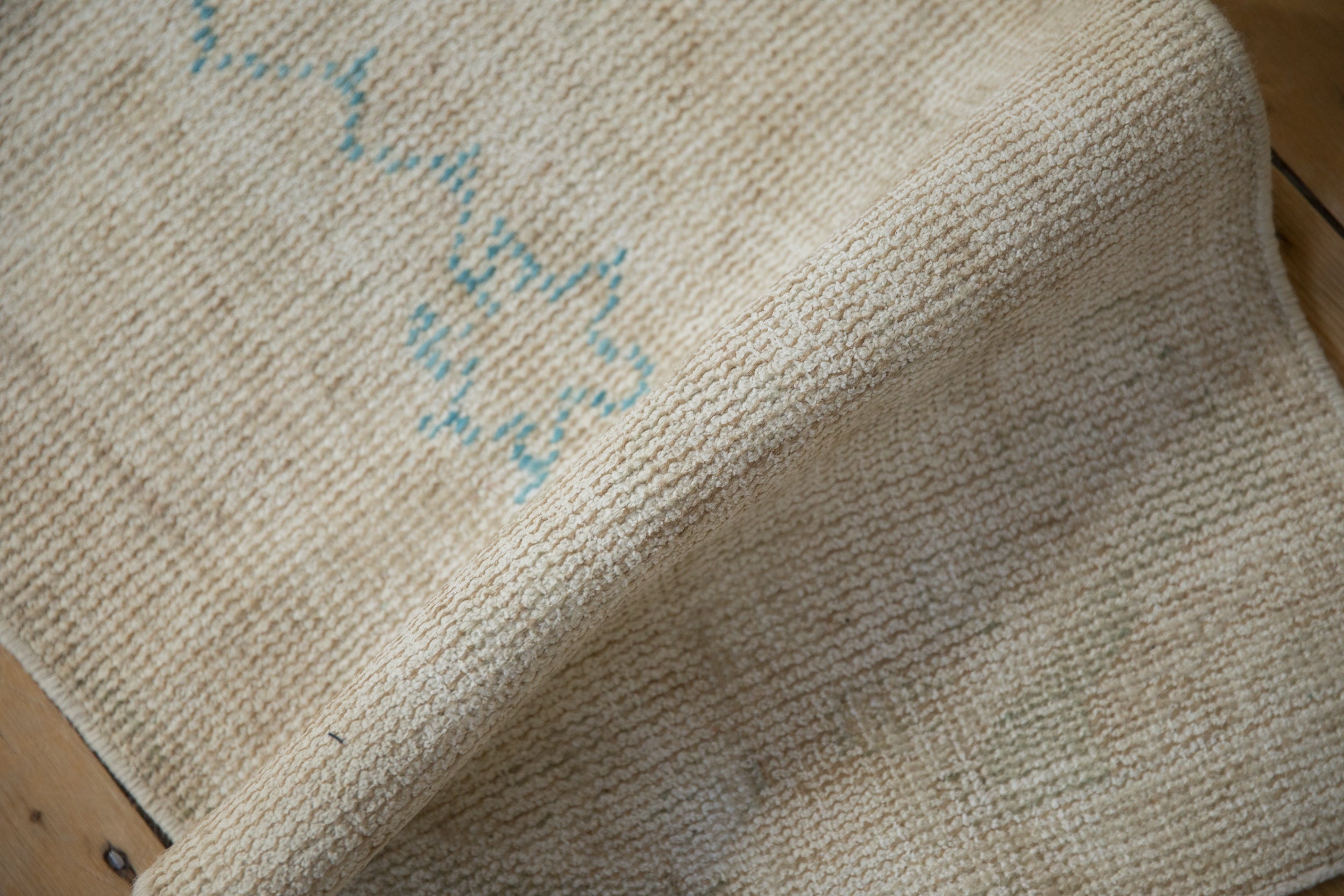 2x4.5 Vintage Distressed Oushak Rug Runner