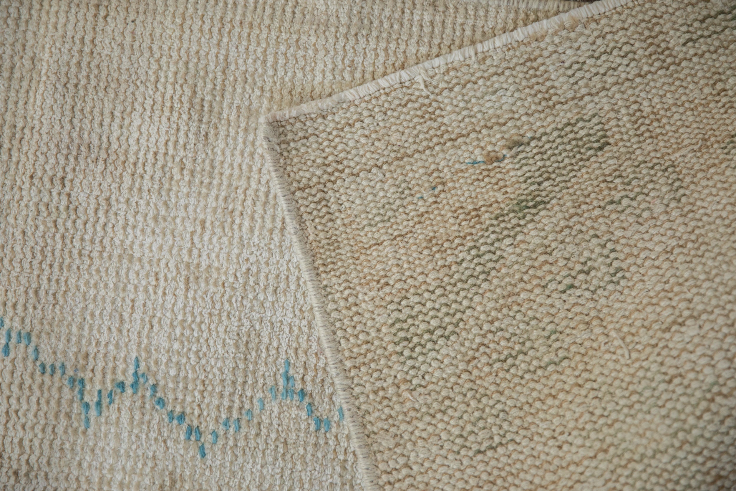 2x4.5 Vintage Distressed Oushak Rug Runner