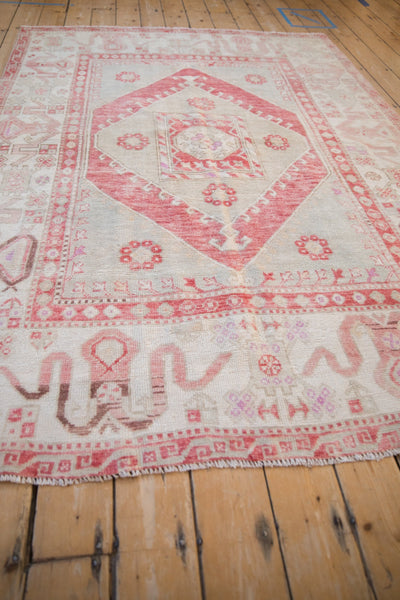 5.5x8 Vintage Distressed Oushak Carpet by Old New House® - product image 8 for Resin Society