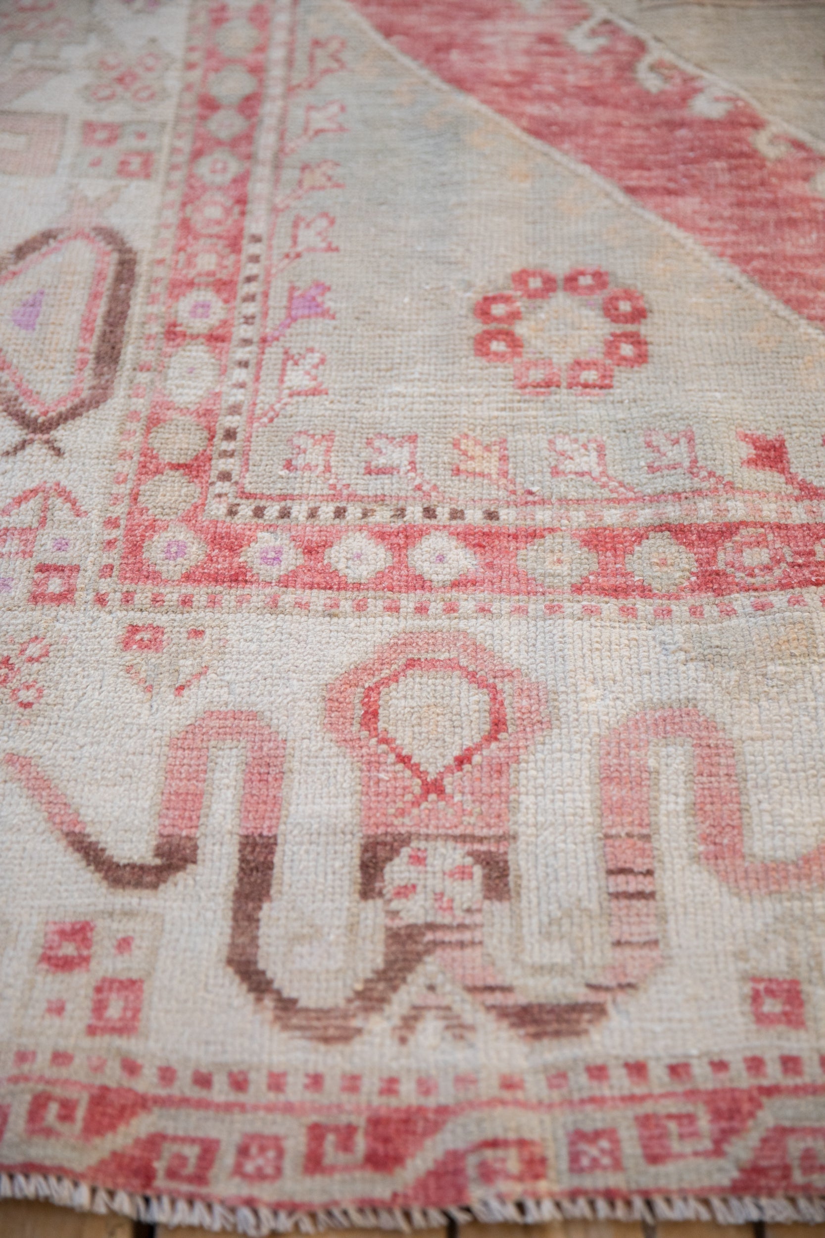 5.5x8 Vintage Distressed Oushak Carpet by Old New House® - product image 9 for Resin Society