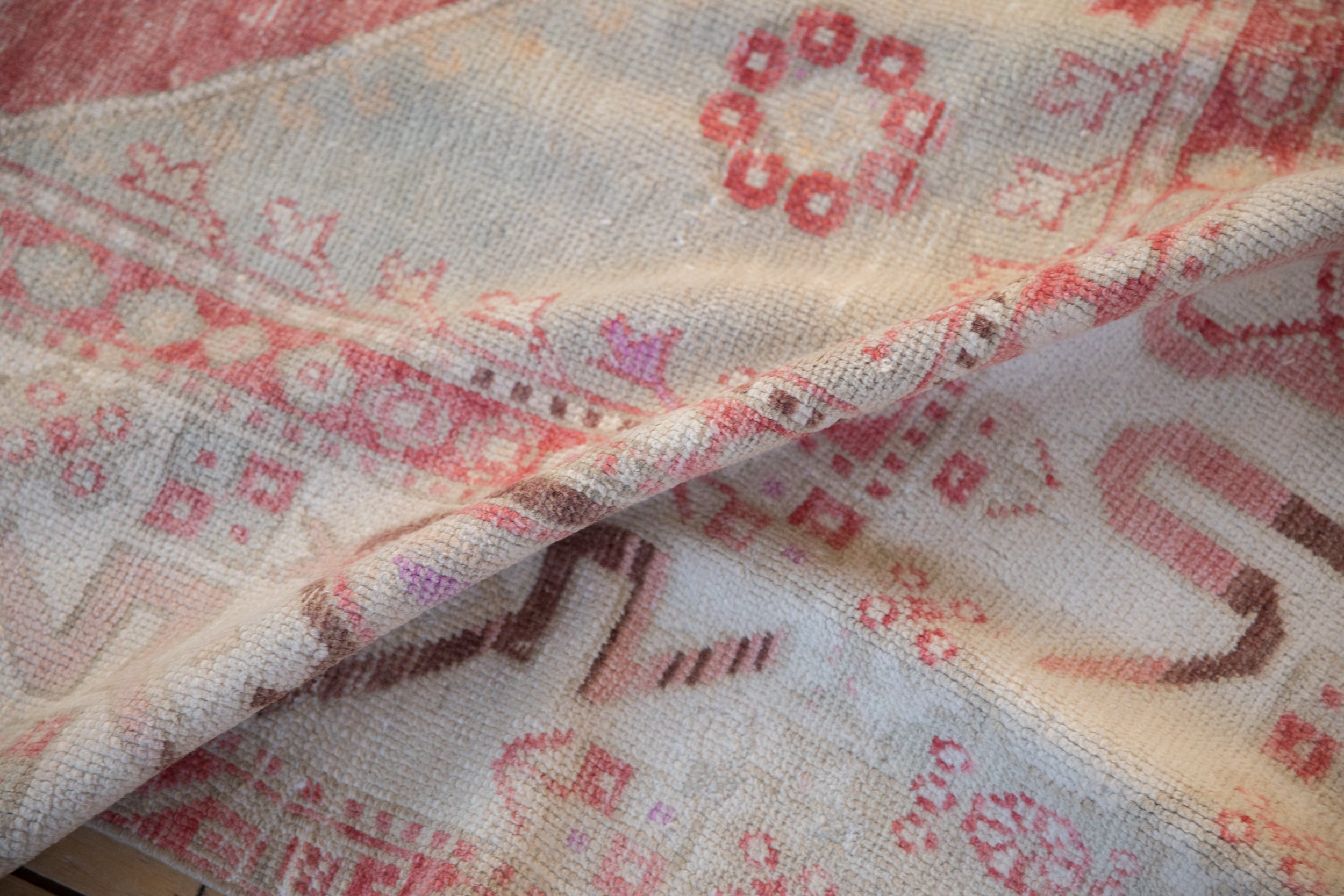 5.5x8 Vintage Distressed Oushak Carpet by Old New House® - product image 10 for Resin Society