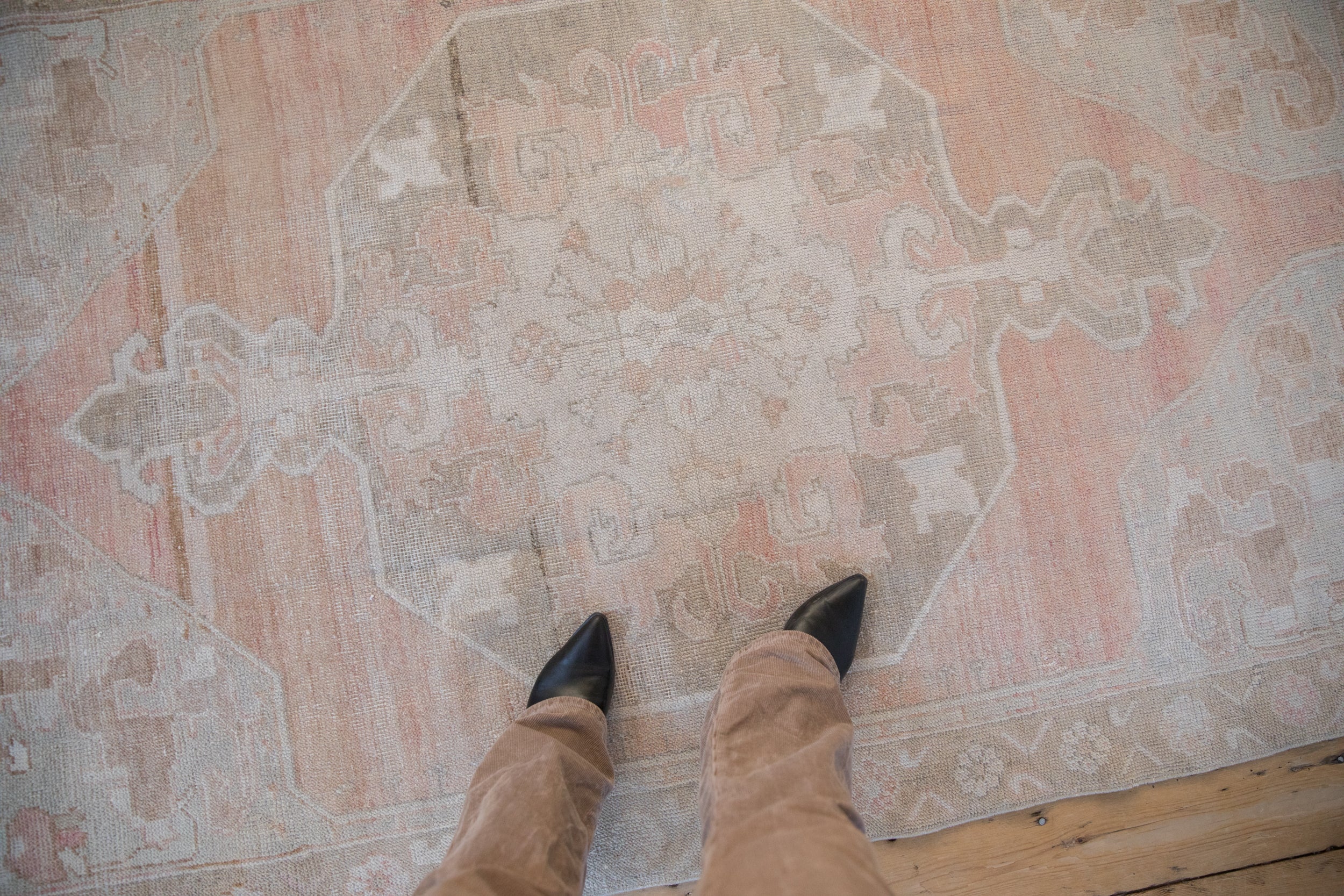 4.5x7.5 Vintage Distressed Oushak Rug by Old New House® - product image 2 for Resin Society
