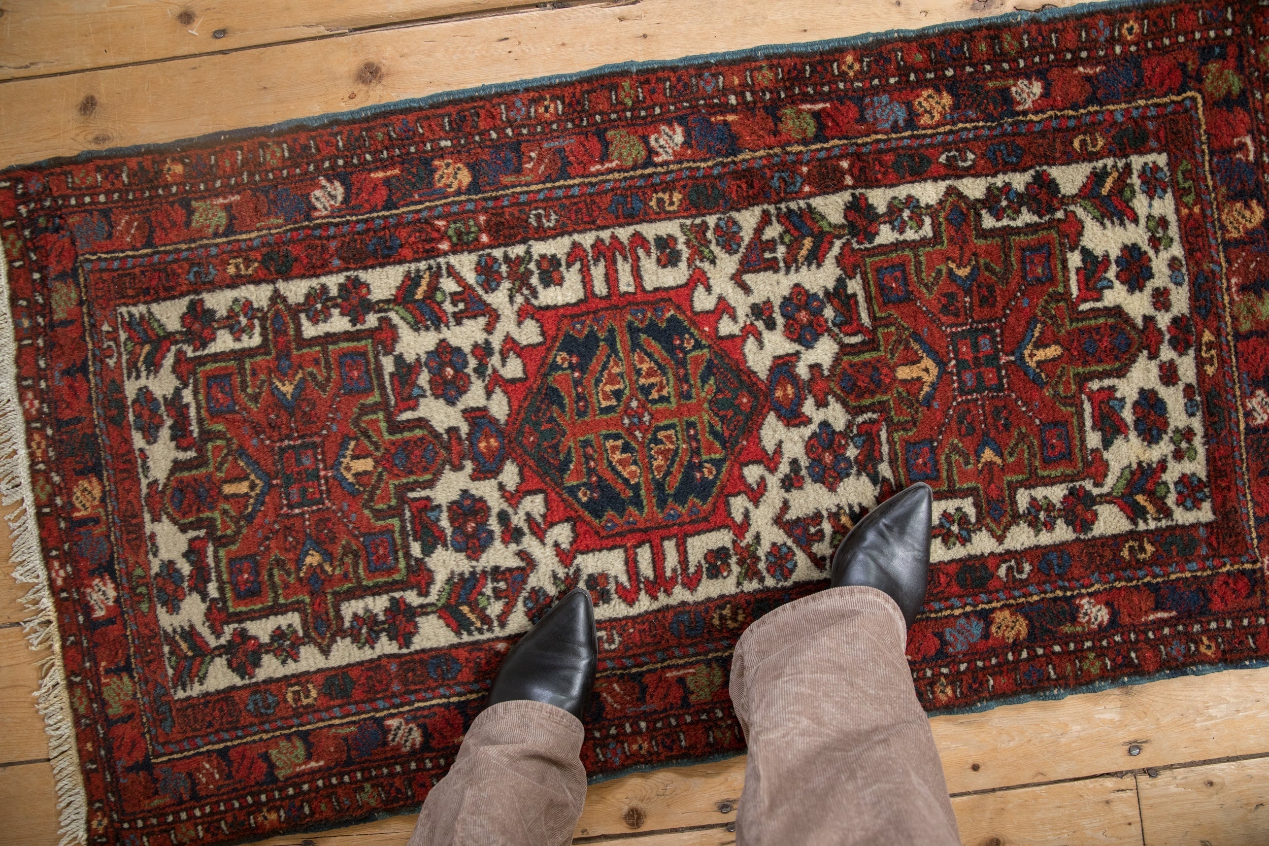 2x4.5 Vintage Karaja Rug Runner by Old New House® - product image 2 for Resin Society