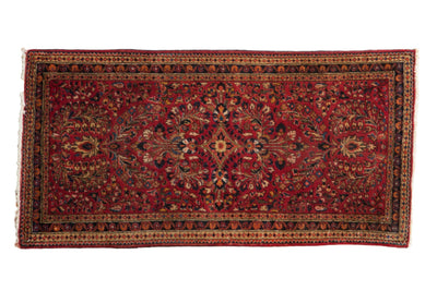 2x4 Vintage German Sarouk Rug Runner by Old New House® - main product image for Resin Society