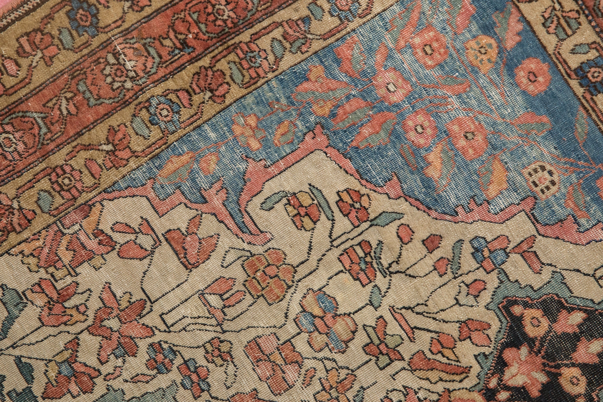 3.5x5 Antique Fine Farahan Sarouk Rug by Old New House® - product image 4 for Resin Society