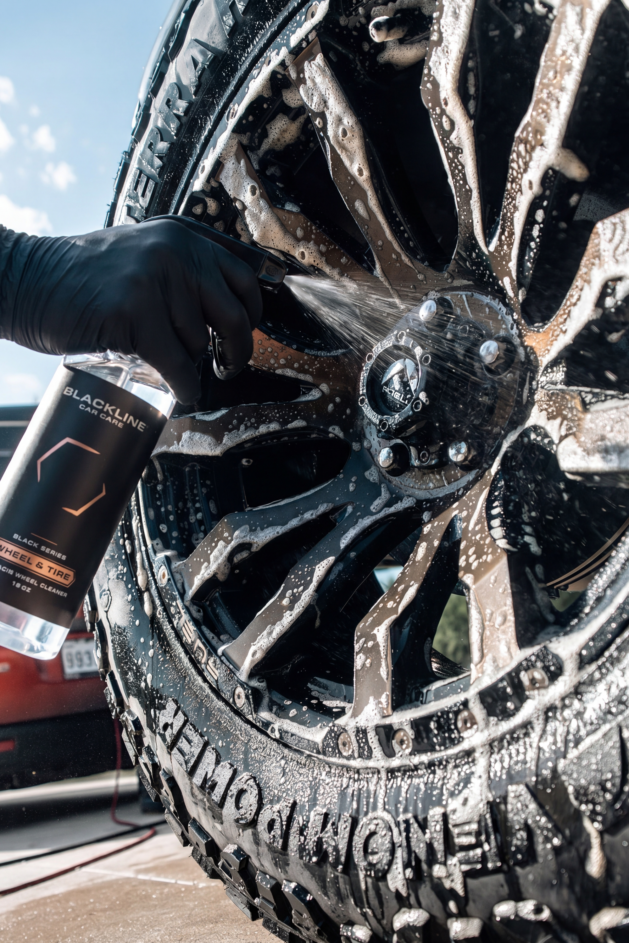 BLACKLINE® WHEEL N' TIRE CLEANER by Blackline Car Care - product image 3 for Resin Society