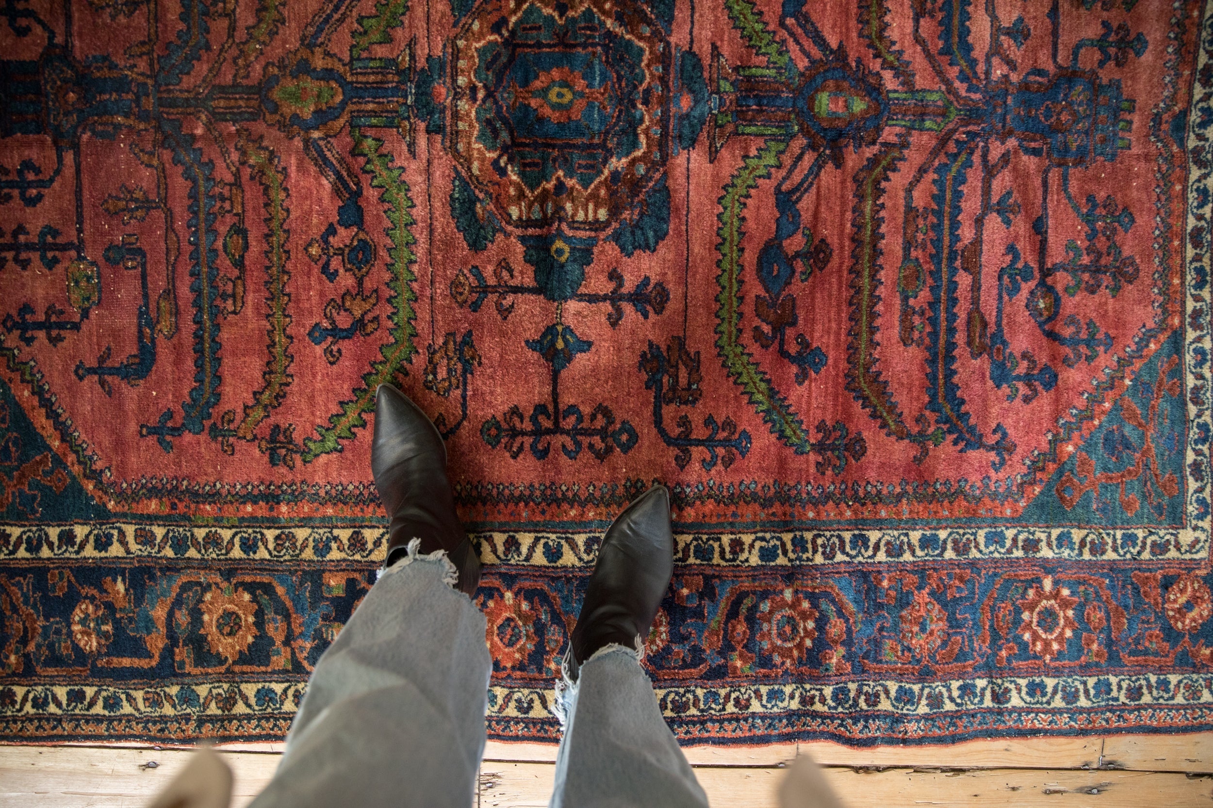 5.5x6.5 Vintage Fine Lilihan Carpet by Old New House® - product image 2 for Resin Society
